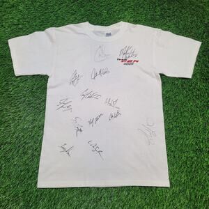 Signed 2005 Team PBR T-Shirt Mens M Womens L Pro Bull Riders